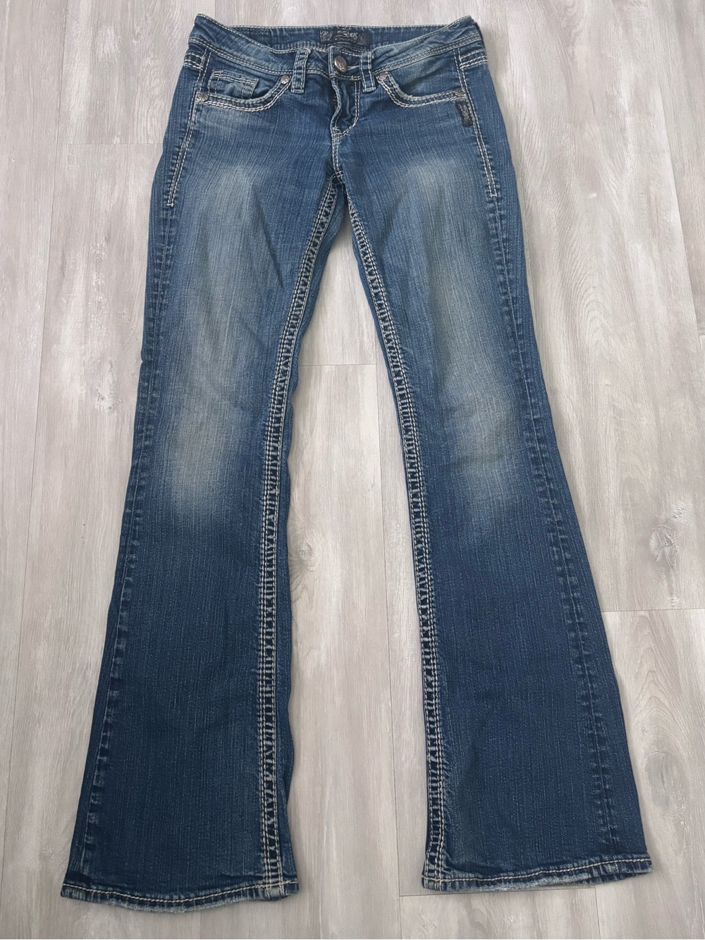 Y2K Silver Lola Jeans size 26